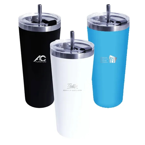 Main photo of 22 Oz. Memphis Tumbler With Flip Top Lid & Stainless Steel S
