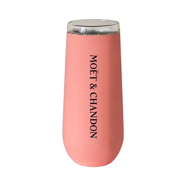Coral color option for Vinglace® 6 Oz. Champagne Flute