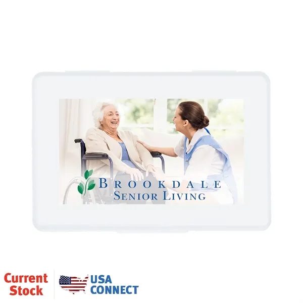 Frosted color option for Micro Halt™ Pill Box, Full Color Digital