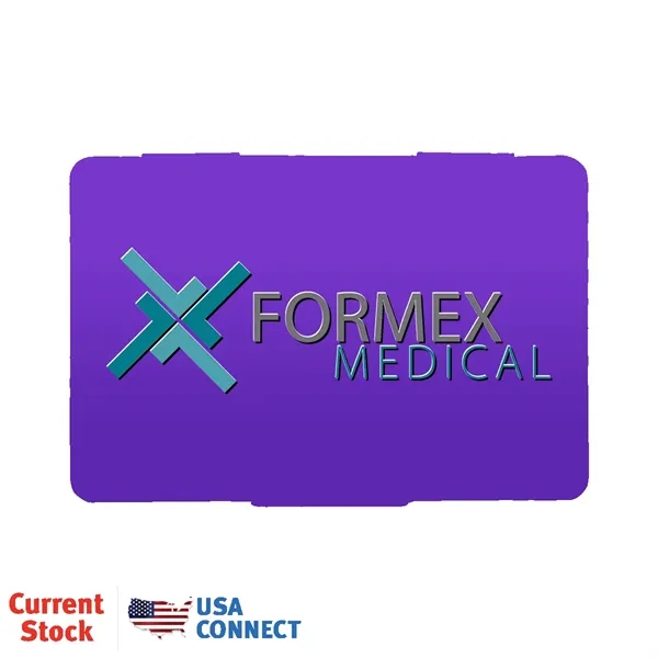 Purple color option for Micro Halt™ Pill Box, Full Color Digital