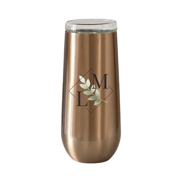 Copper color option for Vinglace® 6 Oz. Champagne Flute, Full Color Digital