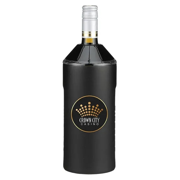 Black color option for Vinglacé® Wine Bottle Insulator, Full Color D Igital