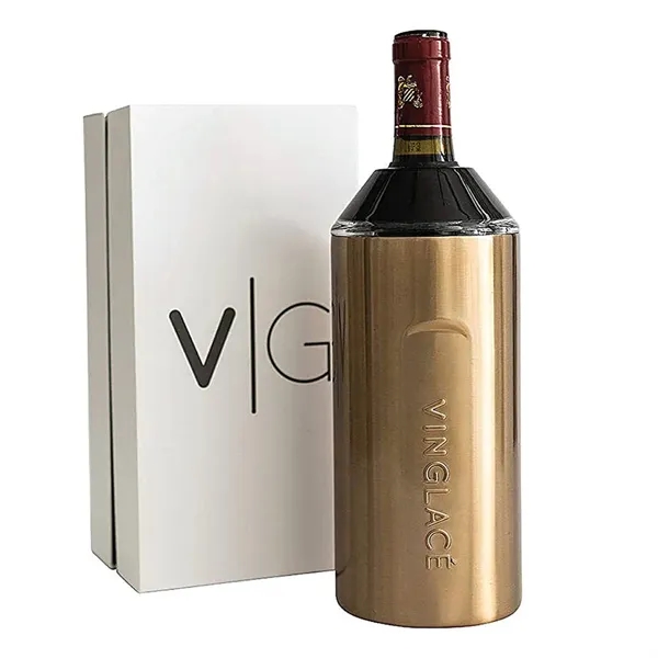 Copper color option for Vinglacé® Wine Bottle Insulator, Full Color D Igital
