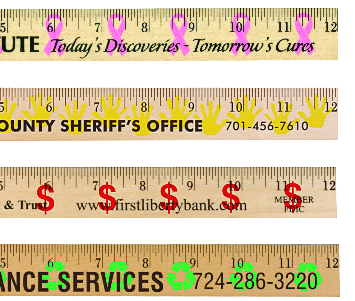 Wood color option for Ribbon Background Rulers   Clear Lacquer Finish