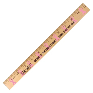 Photo of Ribbon Background Rulers   Clear Lacquer Finish