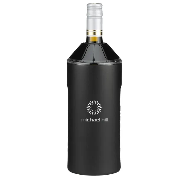 Black color option for Vinglacé® Wine Bottle Insulator, Laser, Premium