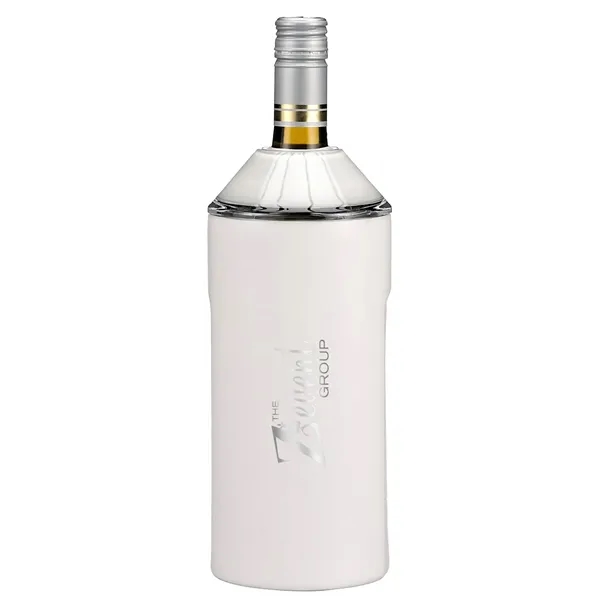 White color option for Vinglacé® Wine Bottle Insulator, Laser, Premium