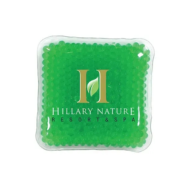 Green color option for Gel Bead Hot/Cold Pack,Full Color Digital