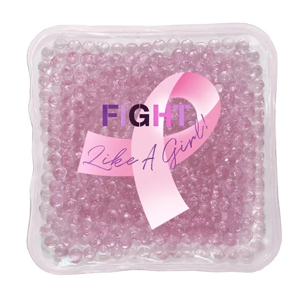 Pink color option for Gel Bead Hot/Cold Pack,Full Color Digital