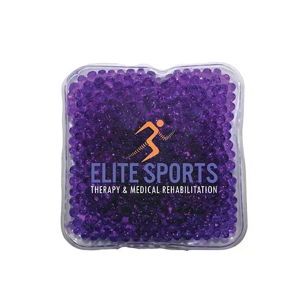 Purple color option for Gel Bead Hot/Cold Pack,Full Color Digital
