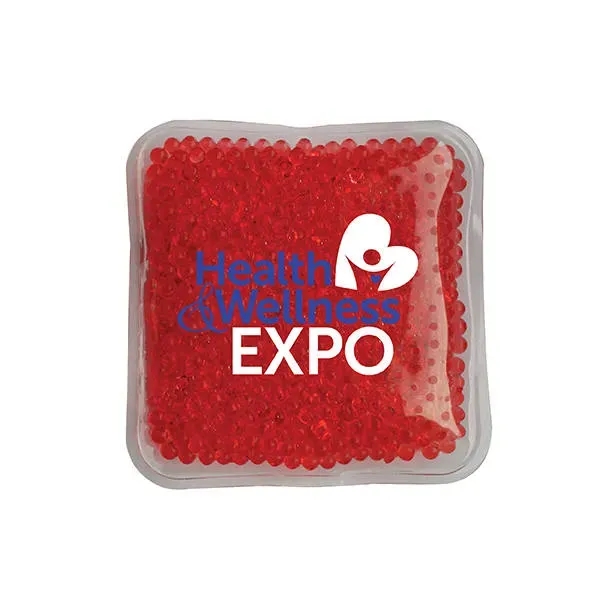 Red color option for Gel Bead Hot/Cold Pack,Full Color Digital