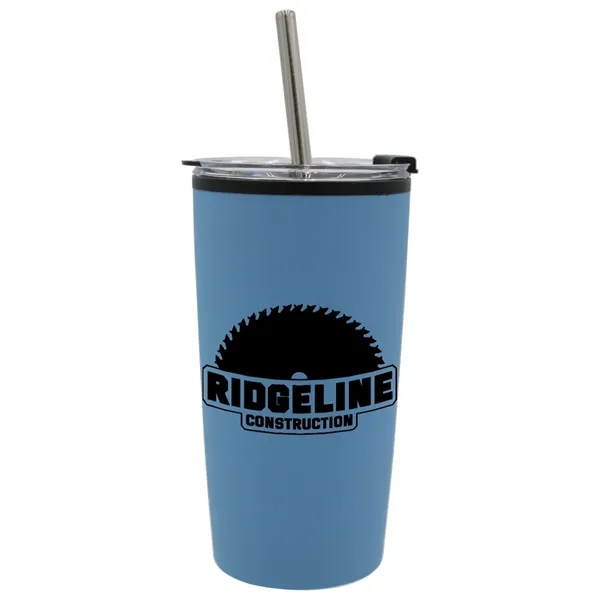 Slate Blue color option for Halcyon 20 Oz. Niagara Tumbler With Stainless Straw/Flip Top