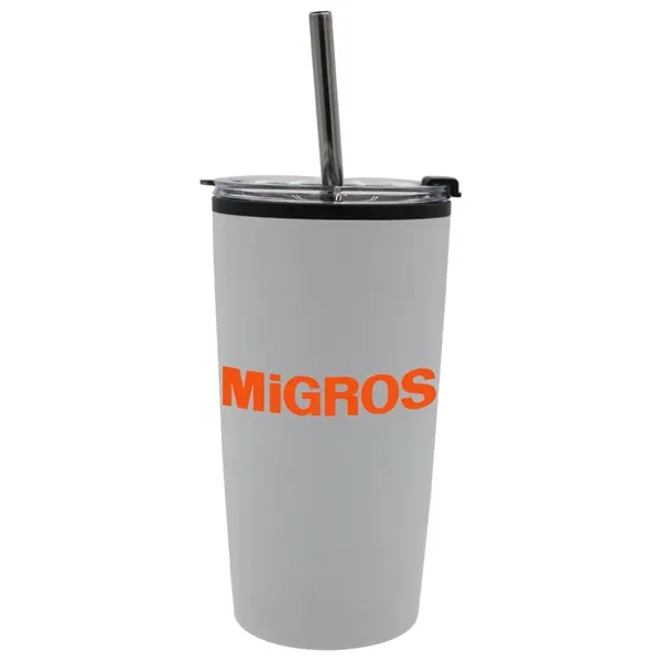 White color option for Halcyon 20 Oz. Niagara Tumbler With Stainless Straw/Flip Top