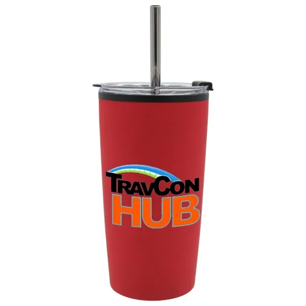 Red color option for Halcyon 20 Oz. Niagara Tumbler With Stainless Straw/Flip Top