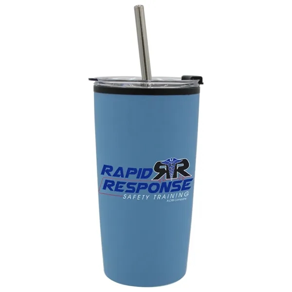 Slate Blue color option for Halcyon 20 Oz. Niagara Tumbler With Stainless Straw/Flip Top