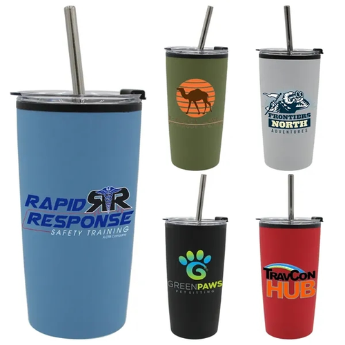 Main photo of Halcyon 20 Oz. Niagara Tumbler With Stainless Straw/Flip Top