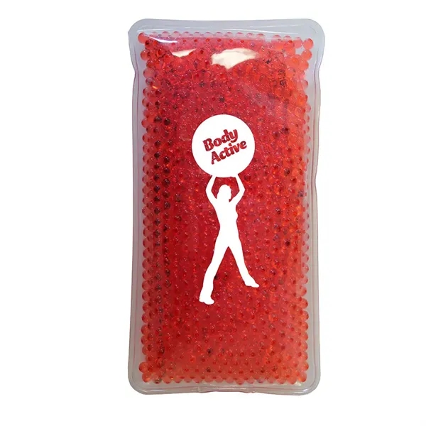 Red color option for Rectangle Gel Bead Hot/Cold Pack