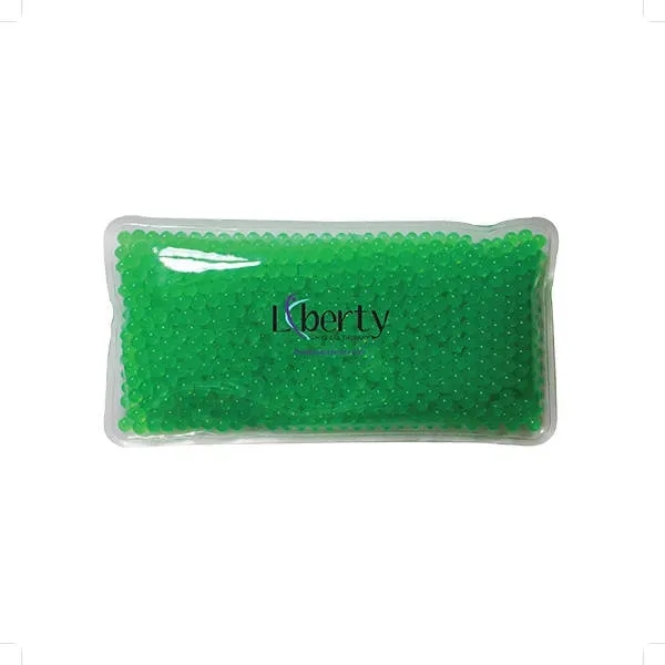 Green color option for Rectangle Gel Bead Hot/Cold Pack, Full Color Digital