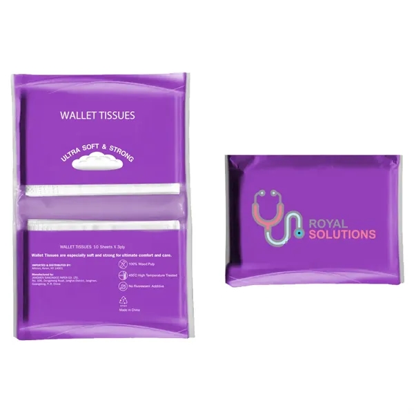 Purple color option for Tissue Pack, Full Color Digital