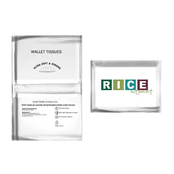 White color option for Tissue Pack, Full Color Digital