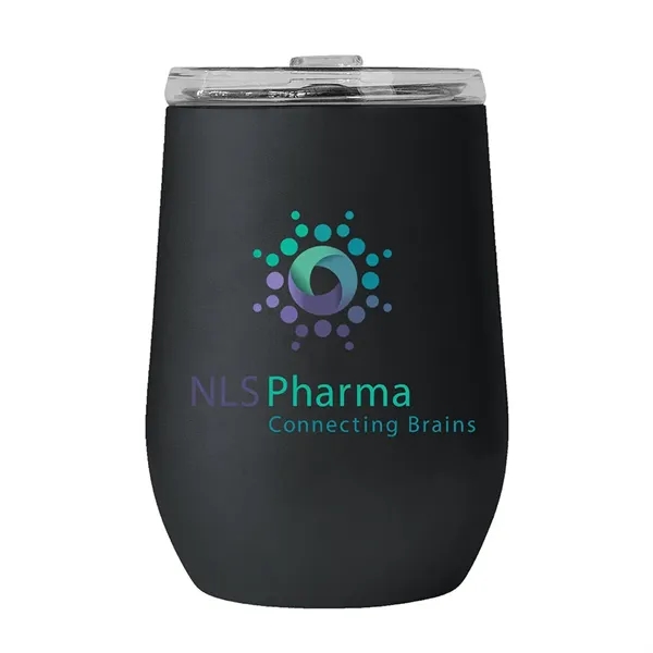 Black color option for Vinglacé® 10 Oz. Stemless Wine Tumbler, Full Color Digital