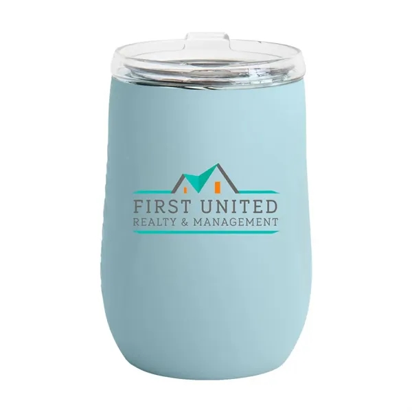 Cool Blue color option for Vinglacé® 10 Oz. Stemless Wine Tumbler, Full Color Digital
