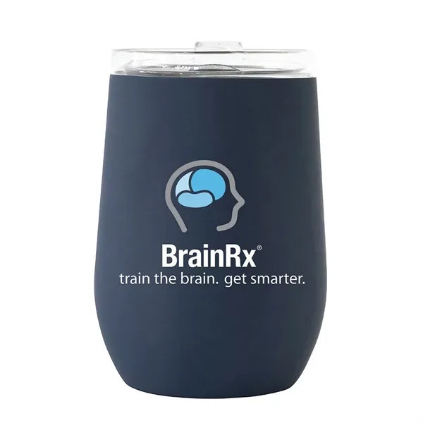 Navy Blue color option for Vinglacé® 10 Oz. Stemless Wine Tumbler, Full Color Digital