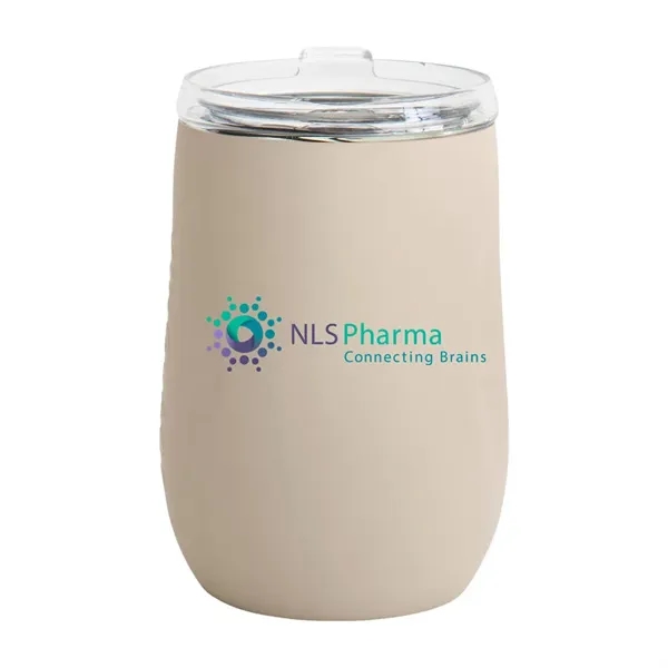 Sand color option for Vinglacé® 10 Oz. Stemless Wine Tumbler, Full Color Digital