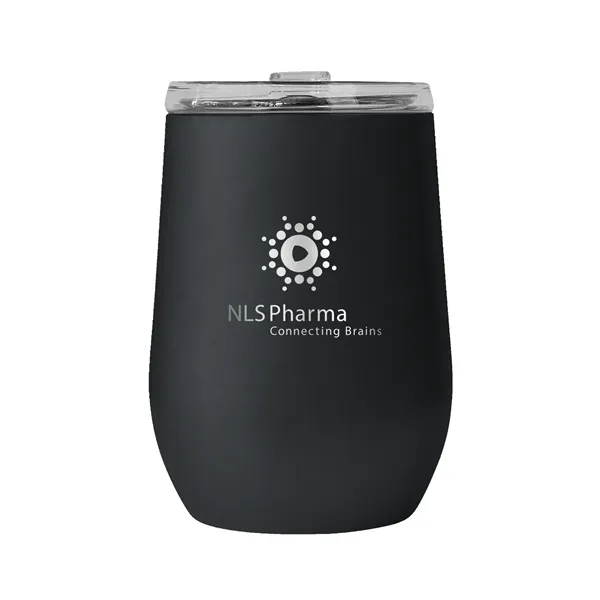 Black color option for Vinglacé® 10 Oz. Stemless Wine Tumbler, Laser, Premium
