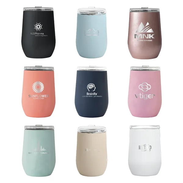 Extra color option for Vinglacé® 10 Oz. Stemless Wine Tumbler, Laser, Premium