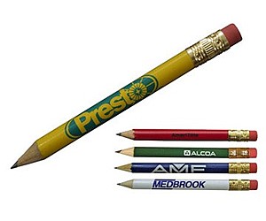 Photo of Round Golf Pencil With Erasers