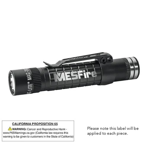 Main photo of Mag Tac Led Rechargeable Flashlight, Laser Engraved