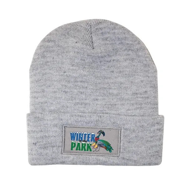 Gray color option for Knit Hat, Full Color Digital
