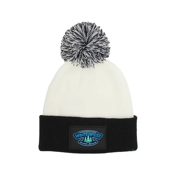 Black color option for Color Pop Beanie, Full Color Digital
