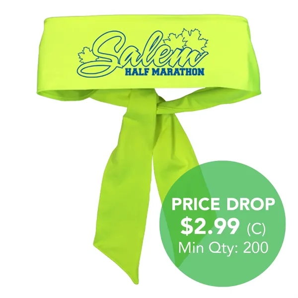Lime Green color option for Tie Back Headband