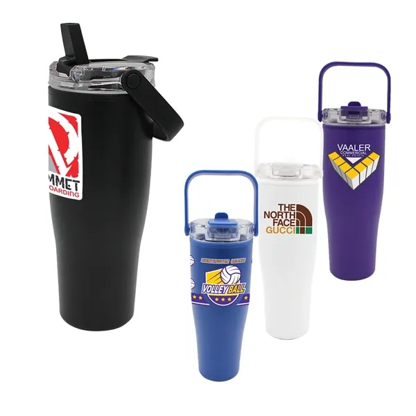 Extra color option for 30 Oz. Recycled Tumbler With Handle Lid, Full Color Digital