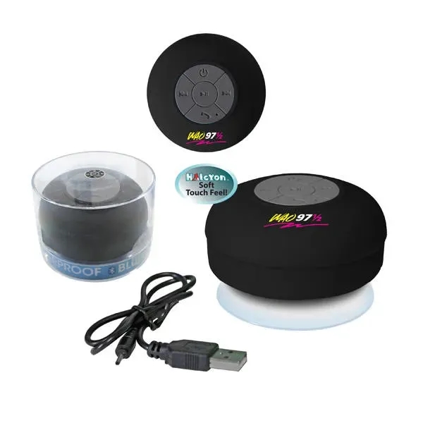 Black color option for Halcyon® Waterproof  Wireless Speaker, Full Color Digital