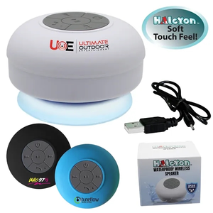 Photo of Halcyon® Waterproof  Wireless Speaker, Full Color Digital