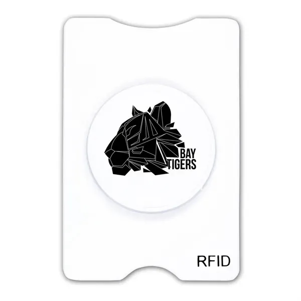 White color option for Rfid Stand Out Phone/Card Holder