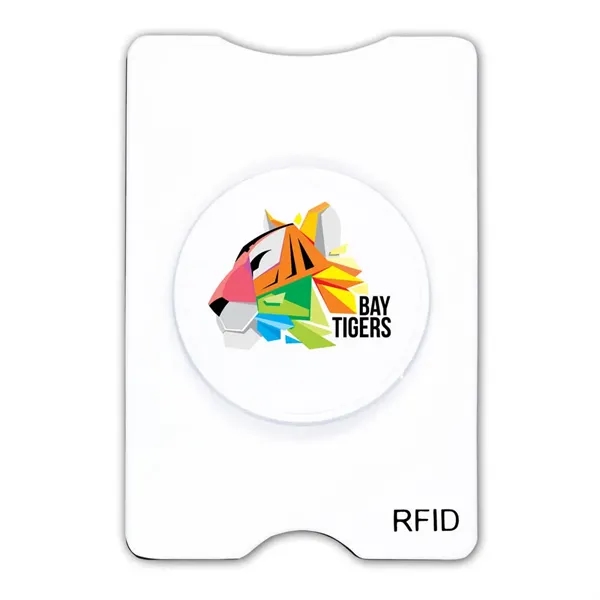 White color option for Rfid Stand Out Phone/Card Holder, Full Color Digital