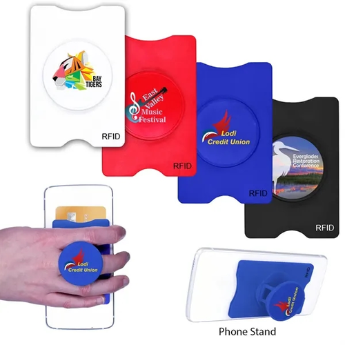 Main photo of Rfid Stand Out Phone/Card Holder, Full Color Digital