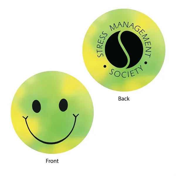 Green To Yellow color option for Mood™ Smiley Face Stress Ball