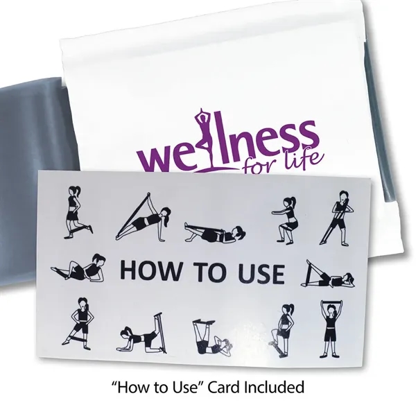 White color option for Exercise Band With Pouch