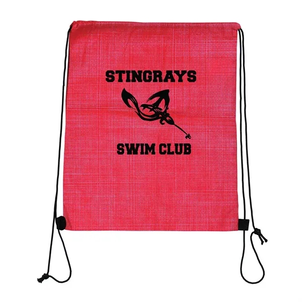 Red color option for Criss Cross Nw Drawstring Backpack