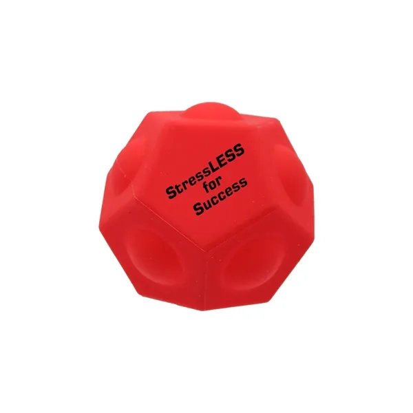 Red color option for Stress Pop Geo Ball