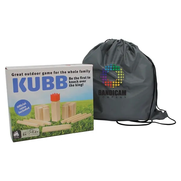 Gray color option for Kubb Game, Full Color Digital