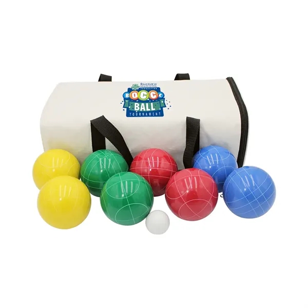 Beige color option for Bocce Ball Set, Full Color Digital
