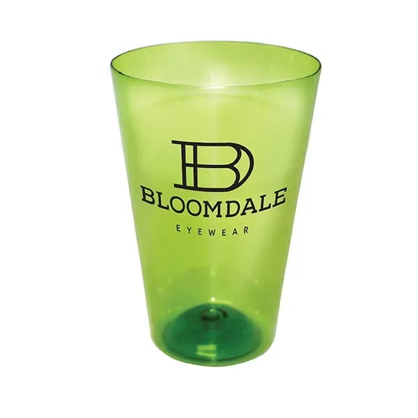 Lime Green color option for 16 Oz. Plastic Pint Glass