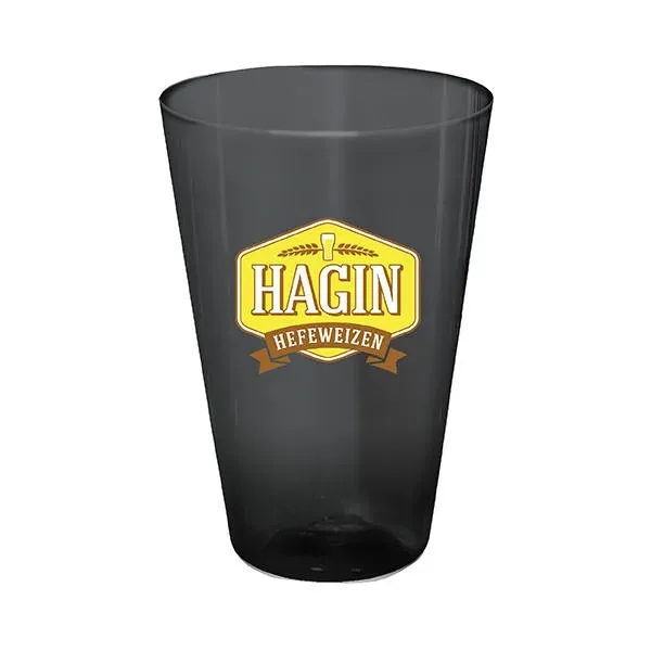 Smoke color option for 16 Oz. Plastic Pint Glass, Full Color Digital