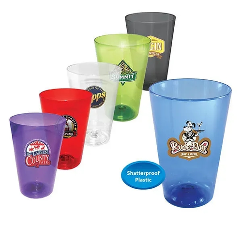 Main photo of 16 Oz. Plastic Pint Glass, Full Color Digital